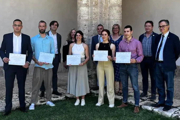 Sergio Cavero ganador de la fase Final de la Tesis en 3 Minutos en Ingeniería y Arquitectura.
